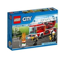 city 60107 le camion de pompiers avec échelle