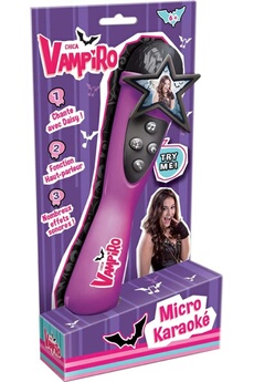 autre jeux éducatifs et électroniques canal toys microphone avec fonction karaoké chica vampiro