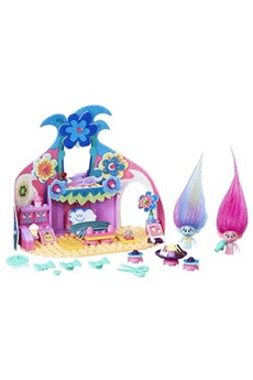 figurine pour enfant trolls mini set maison joyeuse de poppy kreo dreamworks