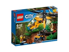 City 60158 L'hélicoptère cargo de la jungle