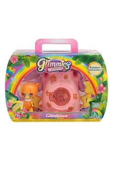 figurine pour enfant glimmies glimhouse + 1 glim. rainbow fri