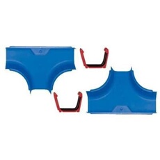 Set de 2 canaux courbes en T