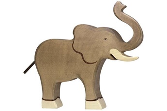 figurine pour enfant holztiger figurine en bois eléphant