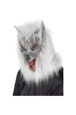 Masque de déguisement Smiffys Masque Loup Argent/gris - Argent