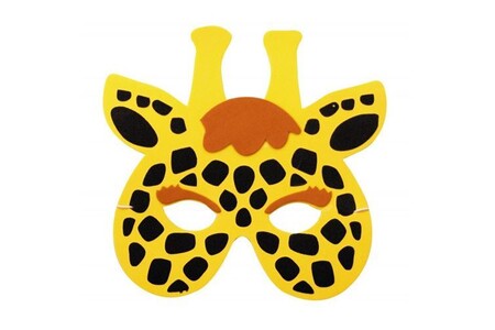 Masque de déguisement PartyPro Masque Pour Enfant Girafe Eva
