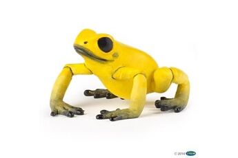 figurine pour enfant generique figurine grenouille equatoriale jaune papo