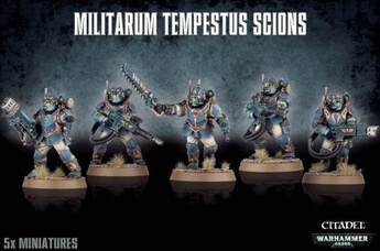 Warhammer 40k . - Astra Militarum Tempestus Scions Squad / Scions Squad