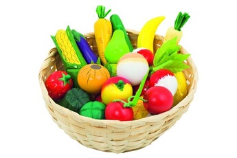 autre jeux d'imitation goki légumes et fruits basket 21cm