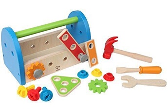 autre jeux d'imitation hape fix it kids wooden tool box and accessory play set