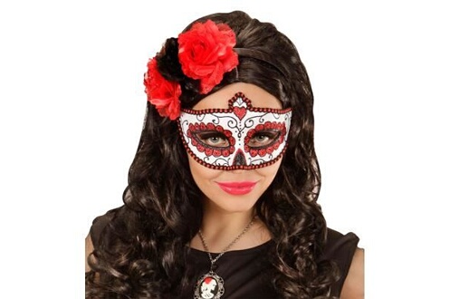 Masque Loup Mariée Mexicaine - Halloween