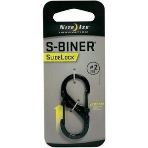 Nite Ize S-Biner Mini mousqueton en acier inoxydable unisex Black noir - Aménagement au camping Nite Ize S-Biner Mini mousqueton en acier inoxydable unisex Black noir - Aménagement au camping