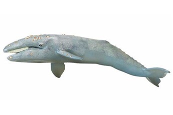figurine pour enfant generique safari animaux marins baleine à fanons junior 32 cm gris
