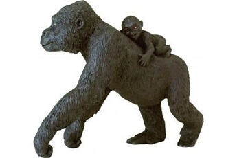 figurine pour enfant generique safari - 2947-29 -  gorille avec bebe