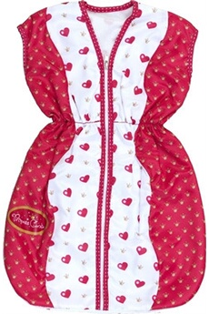 poupée klein sac de couchage baby doll princess coralie rose / blanc 55 cm