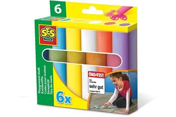 autre jeu de plein air ses creative crayon de bordure 6 pièces multicolores