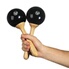 Maracas En Bois Et PU Pour Enfants - Paire De 2 - Hochet à Percussion Manuel - Jouet Musical éducatif - Environ 27 Cm