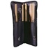 Housse Pour Baguettes De Tambour Basix F822002 - Protection Noire Pour 6 Paires De Baguettes (5A, 5B, 7A, 2B)