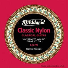EJ27N tirant normal - Jeu de cordes pour guitare classique