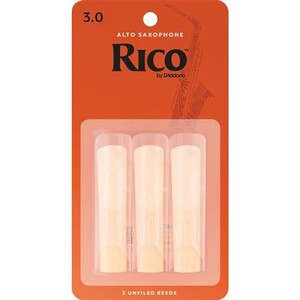 Anches Pour Saxophone Alto Rico Reserve Classic - Force 3 - Lot De 2 Anches - Haute Qualité