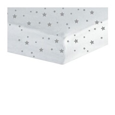 drap housse - 60x120 cm - etoiles