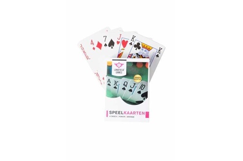Jeux classiques Engelhart Jeu de 52 cartes plastifiées