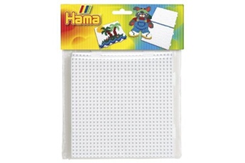 création perle et bijou hama - 4458 - loisirs créatifs - midi plaque - sachet de 2 grands carrés