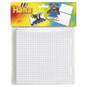 HAMA Sachet de 3 plaques pour perles moyennes Carrée ronde hexagonale HAMA Sachet de 3 plaques pour perles moyennes Carrée ronde hexagonale