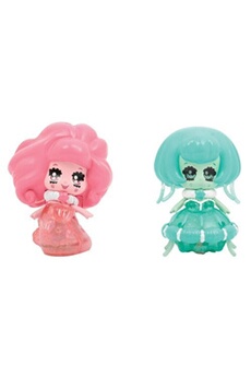 figurine pour enfant glimmies pack de 2 figurines aquaria octopia et medusilla 6 cm