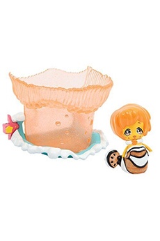 figurine pour enfant glimmies playset aquaria glimquarius maison anemone avec figurine molly