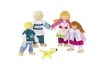 figurine pour enfant goki lot de 5 poupées articulé de 12 cm