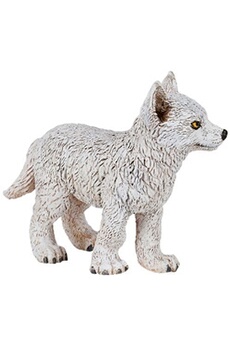 figurine pour enfant papo figurine jeune loup polaire