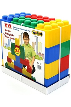 autres jeux de construction wader building bricks (pack of 24, xxl)