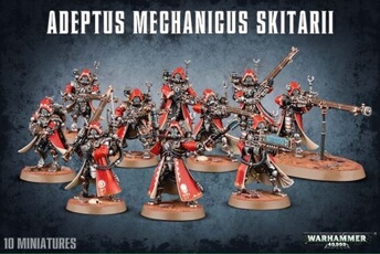 Warhammer 40K . - Adeptus Mechanicus Skitarii Rangers / Vanguard