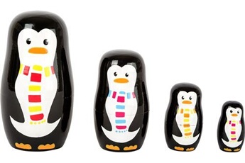 autre jeux éducatifs et électroniques small foot matroesjka pingouin