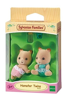 figurine pour enfant sylvanian families playset hamsters jumeaux