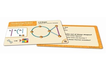 autre jeux éducatifs et électroniques learning resources cartes d'activité multilingues sur les formes géométriques