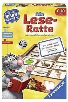 jeux classiques ravensburger le rat de lecture 24956 jeu éducatif