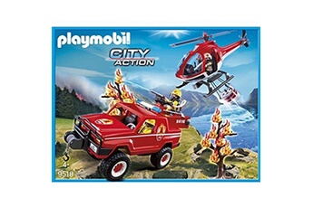 Playmobil PLAYMOBIL 9518 L'équipe de pompiers des feux de forêt