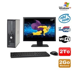 Ensemble Pc Avec Écran Dell Lot Pc Dell 380 Sff E5200 2.5Ghz 2Go Disque 2000Go Dvd Wifi Win Xp + Ecran 17"