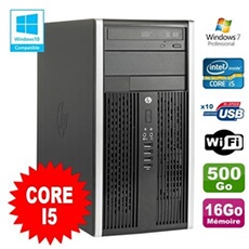 Pc tour elite 8200 core i5 3.1ghz 16go disque 500go graveur wifi win 7