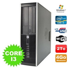 Pc compaq elite 8100 sff intel core i3-530 4go disque 2000go dvd wifi w7