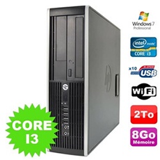 Pc compaq elite 8100 sff intel core i3-530 8go disque 2000go dvd wifi w7