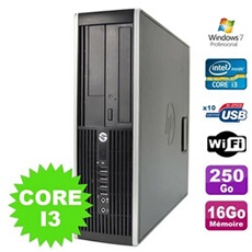 Pc compaq elite 8100 sff intel core i3-530 16go disque 250go dvd wifi w7