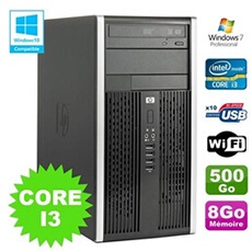 Pc De Bureau Hp Pc Hp Compaq 6200 Pro Mt Intel Core I3 2100 3.1Ghz 8Go 500Go Hdd Windows 7