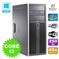 Pc tour elite 8200 core i3-2120 4go disque 250go graveur wifi win 7