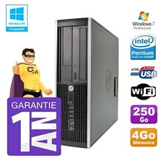 Pc 8200 sff intel g630 4go disque 250go graveur wifi w7