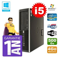 Pc 8200 sff intel i5-2400 4go disque 500go graveur wifi w7