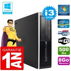 Pc compaq 8300 sff core i3-2120 ram 8go disque 500 go graveur dvd wifi w7