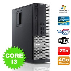 Pc optiplex 990 sff i3-2120 3.3ghz 4go disque 2000go dvd wifi w7
