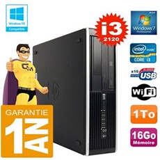 Pc compaq 8300 sff core i3-2120 ram 16go disque 1 to graveur dvd wifi w7